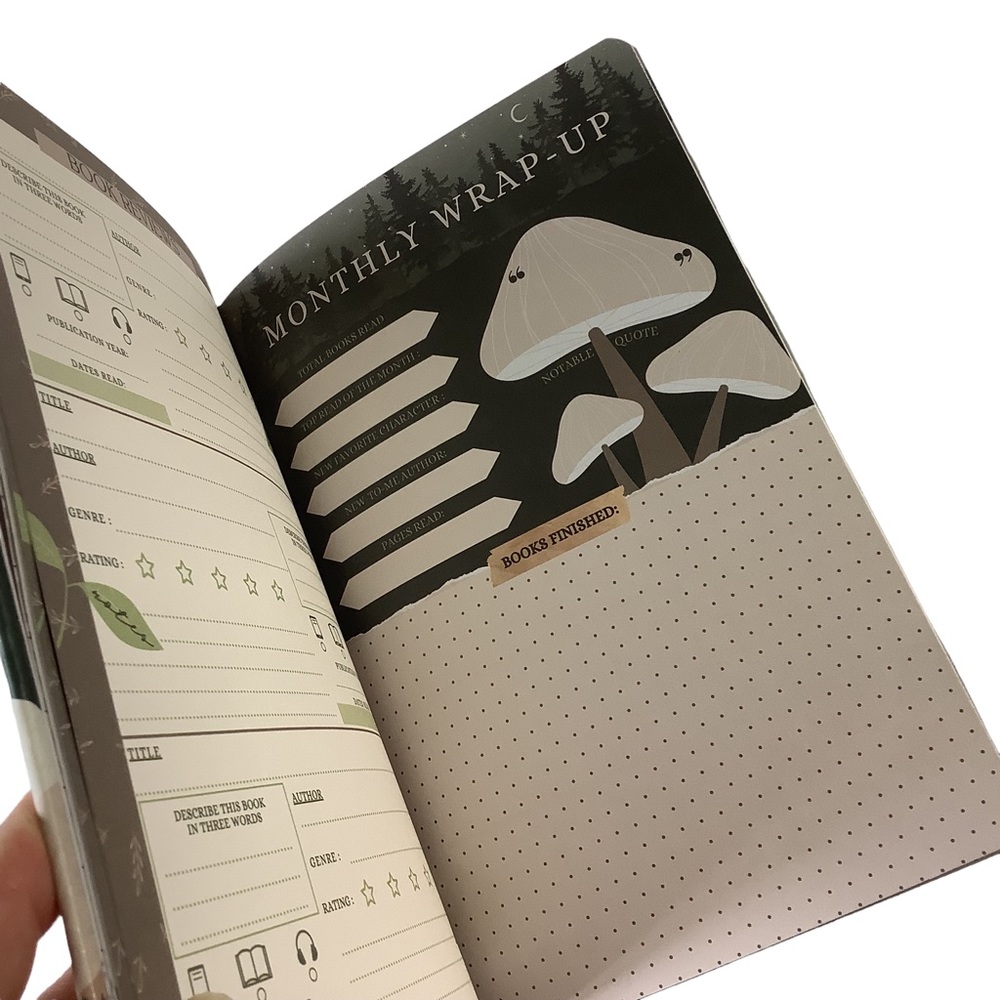 Owlcrate Reading Journal Undated New - Picture 7 of 16